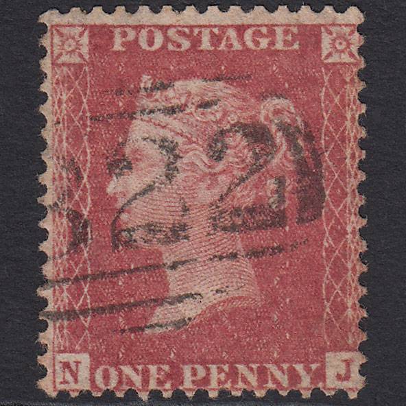 GB QV 1857 1d Rose-red (Plate 36) SG40-C10(1) NJ FU