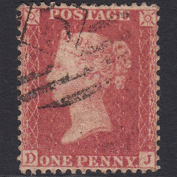 GB QV 1857 1d (Plate 47) SG40-C10(1) DJ FU London IS 5 Perfect Centring