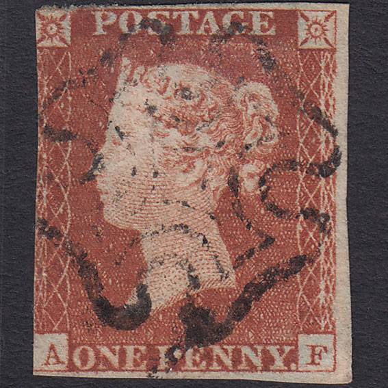 GB QV 1841 1d (Plate 19) SG8-B1(1) Ivory Head AF GU Missing Imprimatur MX