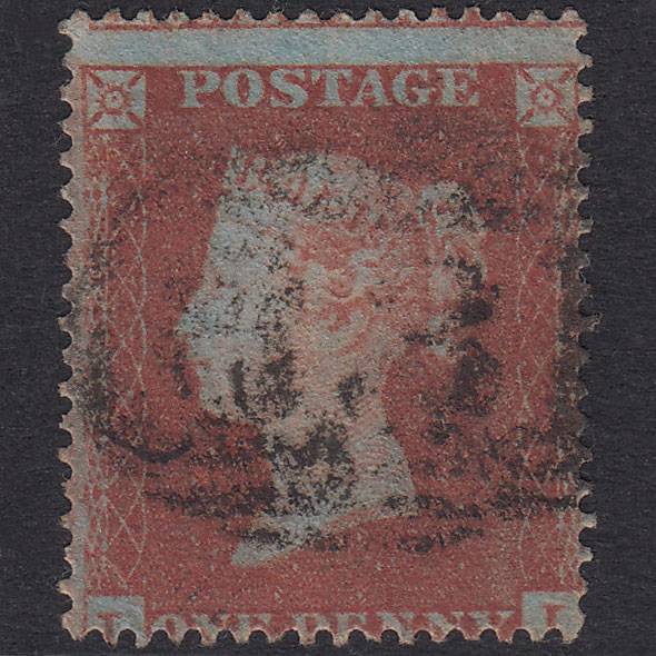 GB QV 1854 1d Red-Brown SG17-C1(1) ?? FU