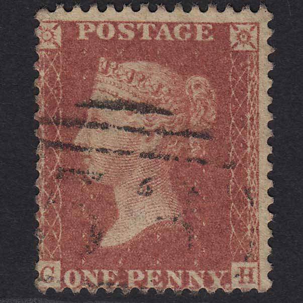 GB QV 1857 1d Rose-red (Plate 34) SG40-C10(1) CH GU Bath 53