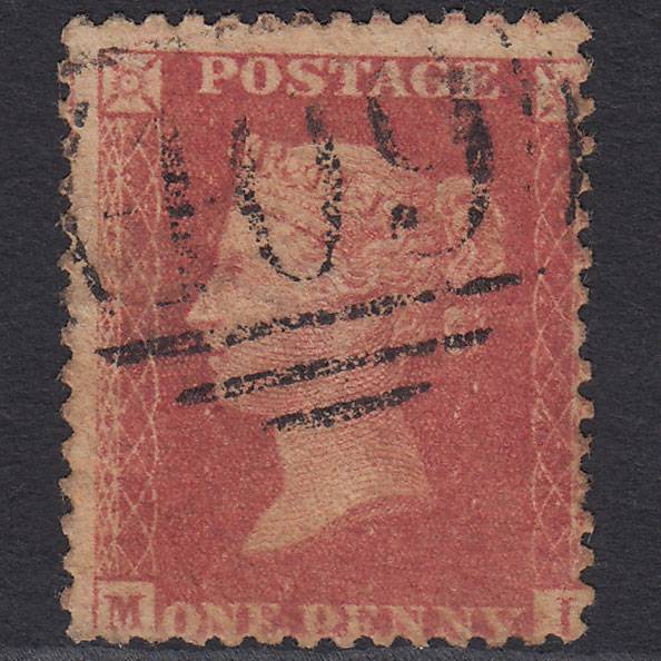 GB QV 1857 1d Rose-red (Plate 55) SG40-C10(1) MI GU Jersey 409