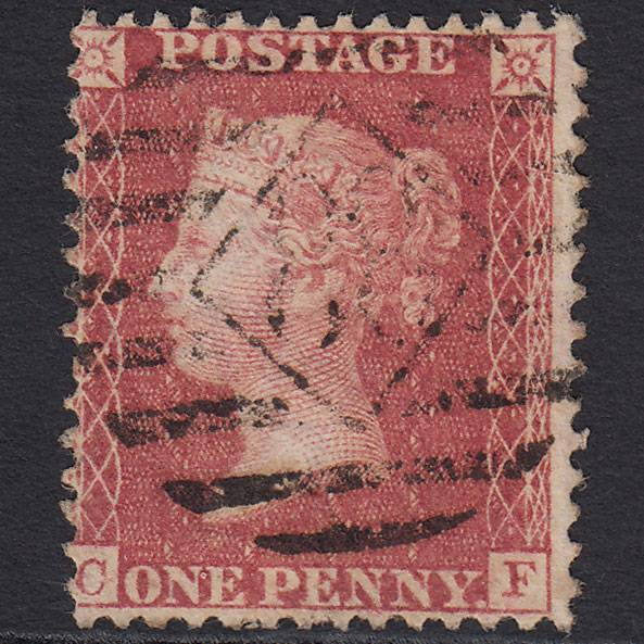 GB QV 1857 1d Rose-red (Plate 59) SG40-C10(1) CF FU London D&S 88