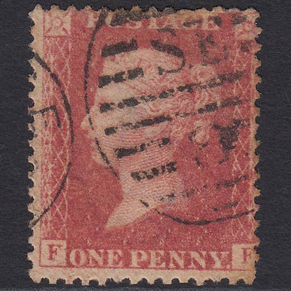 GB QV 1857 1d Rose-red (Plate 66) SG40-C10(1) FF GU London D&S SE8