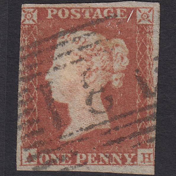 GB QV 1841 1d (Plate 121) SG8-B1(1) AH GU Miss Imprimatur nr 4M Edinburgh 131