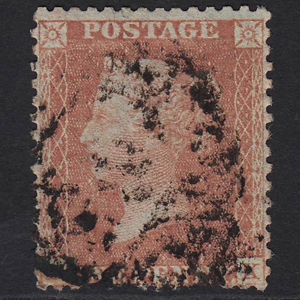 GB QV 1856 1d Brown-rose SG32-C8(4) GU