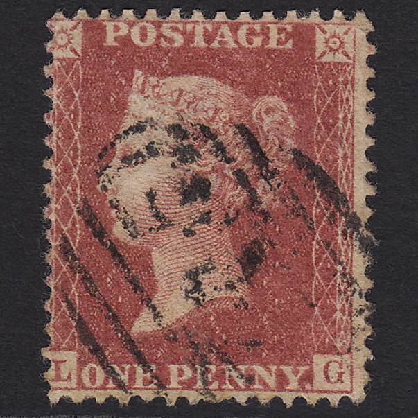 GB QV 1857 1d Rose-red (Plate 48) SG40-C10(1) LG GU