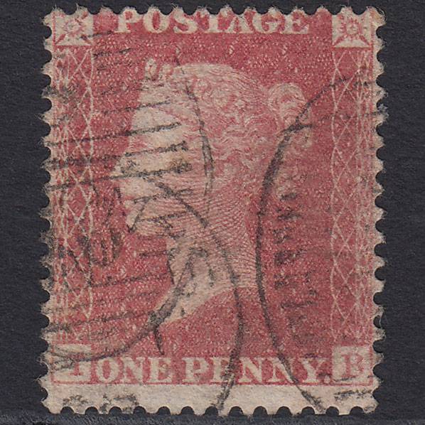 GB QV 1857 1d (Plate 48) SG40-C10(1) TB FU Missing Imprimatur London D&S Cancel
