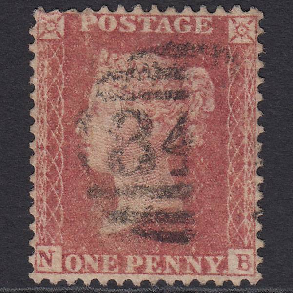 GB QV 1857 1d Rose-red (Plate 60) SG40-C10(1) NB GU
