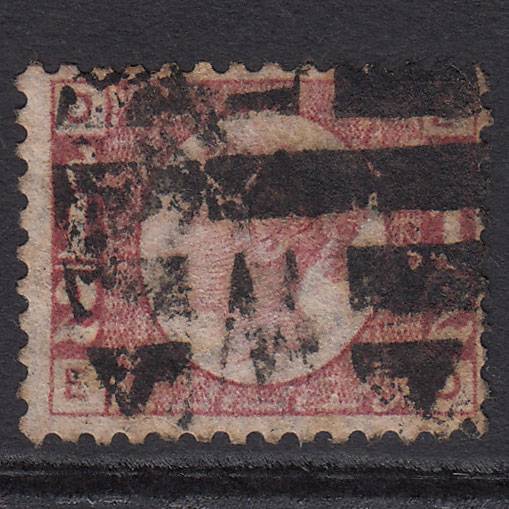 GB QV 1870 1/2d Rose-red (Plate 20) SG48-G4 EO GU London D&S W5
