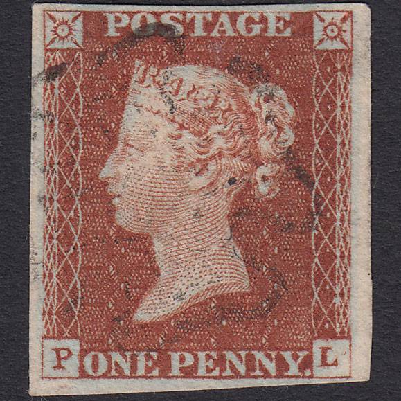 GB QV 1841 1d Red-brown (Plate 30) SG8-B1(1) Ivory Head PL FU 4M MX