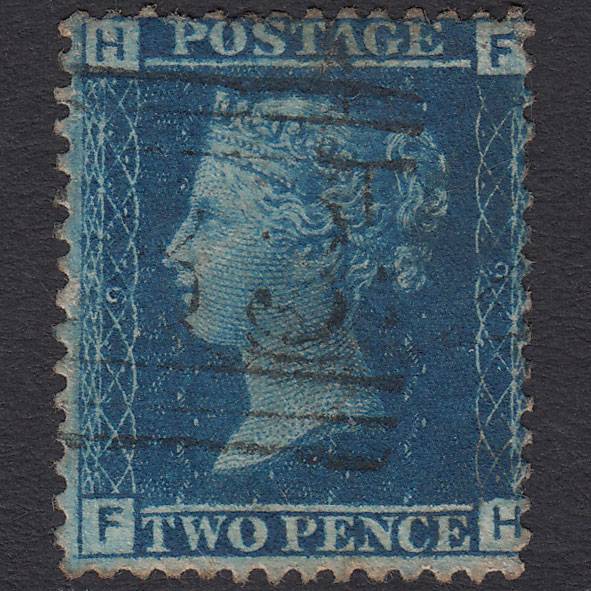 GB QV 1858 2d Blue (Plate 9) SG45-G2 FH GU Scotland