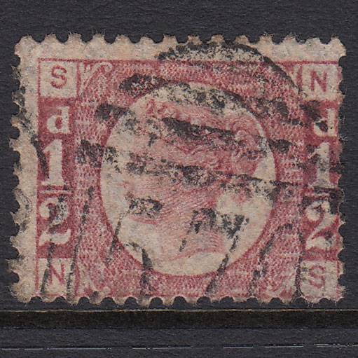 GB QV 1870 1/2d Rose-red (Plate 15) SG48-G4 NS GU Northampton 570