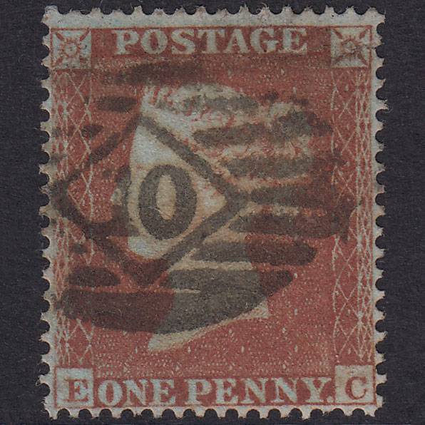GB QV 1854 1d Plate 167 SG17-C1(1) EC GU London Is 10 Very Well Centred