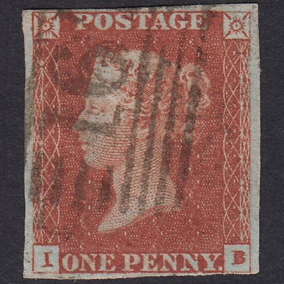 GB QV 1841 1d Red-Brown Plate 64 SG8-B1(1) IB GU 4 Margins Golspie 167