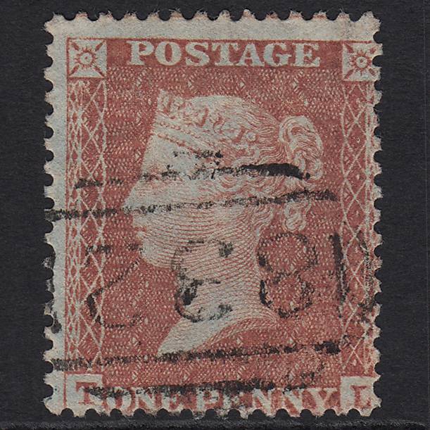 GB QV 1855 1d (Plate 10) C6(1) TL FU Wallingford 832 Missing Imprimatur