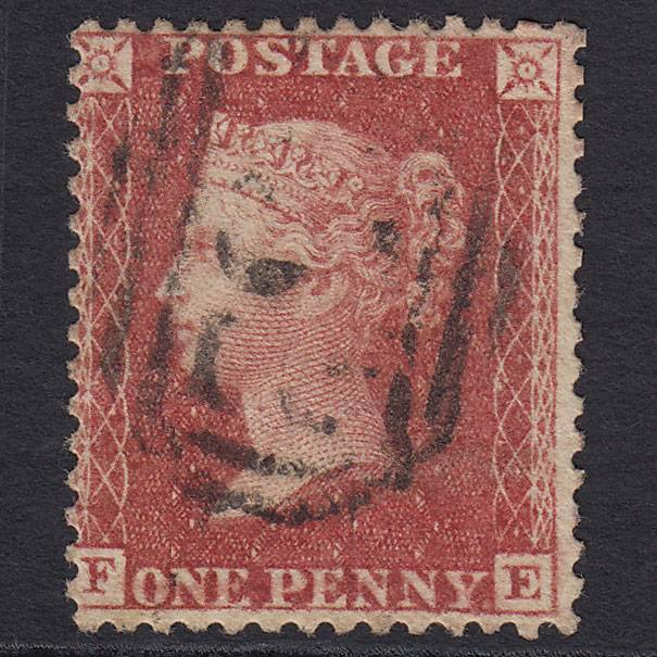 GB QV 1857 1d Rose-red (Plate 60) SG40-C10(1) FE GU