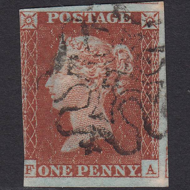 GB QV 1841 1d (Plate 37) SG8-B1(1) Ivory Head FA FU 3m London No.11 in MX