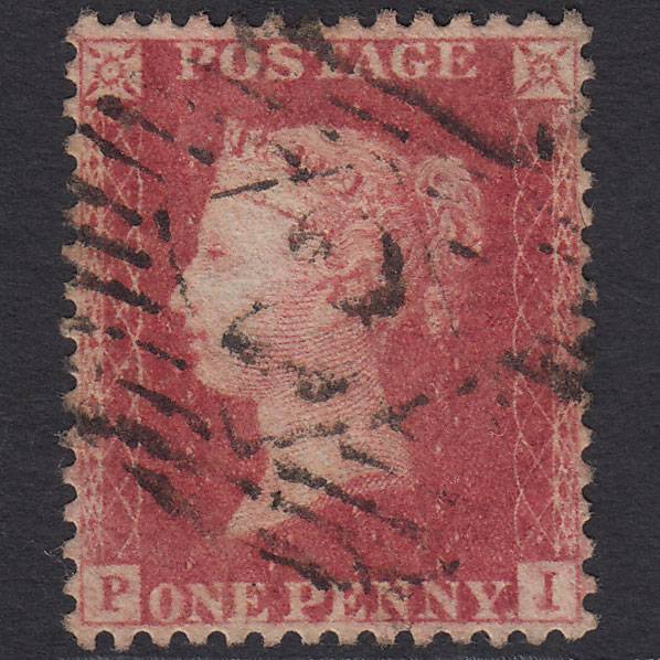 GB QV 1857 1d (Plate 49) SG40-C10(1) PI FU London IS 2 Perfect Centring