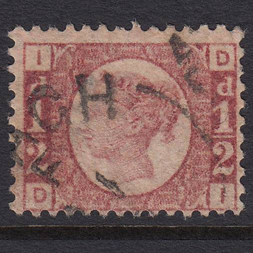 GB QV 1870 1/2d Rose-red (Plate 14) SG48-G4 DI FU Armagh CDS Cancel