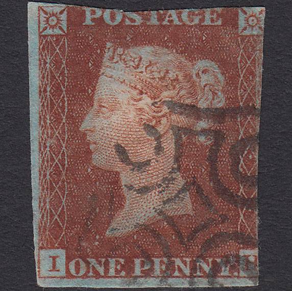 GB QV 1841 1d Red-brown (Plate 15) SG8-B1(1) IH GU Maltese Cross