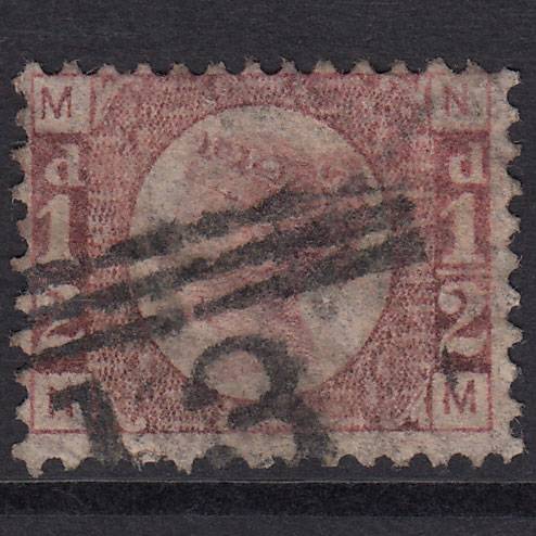 GB QV 1870 1/2d Rose-red SG48-G4 NM GU Scotland