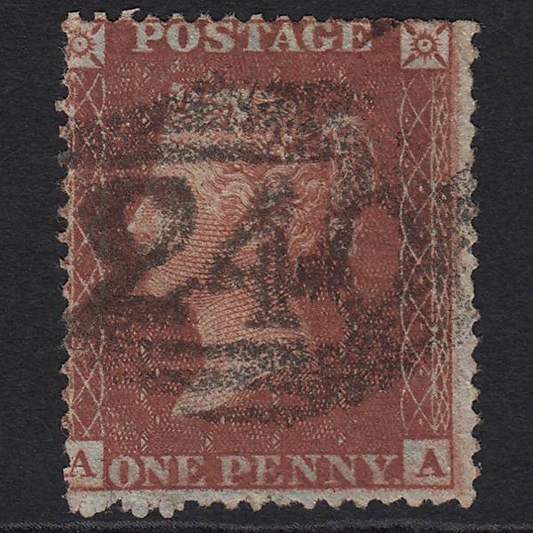 GB QV 1855 1d (Plate 13) SG21-C4(1) AA GU Deal 24 Cat£700 Missing Imprimatur