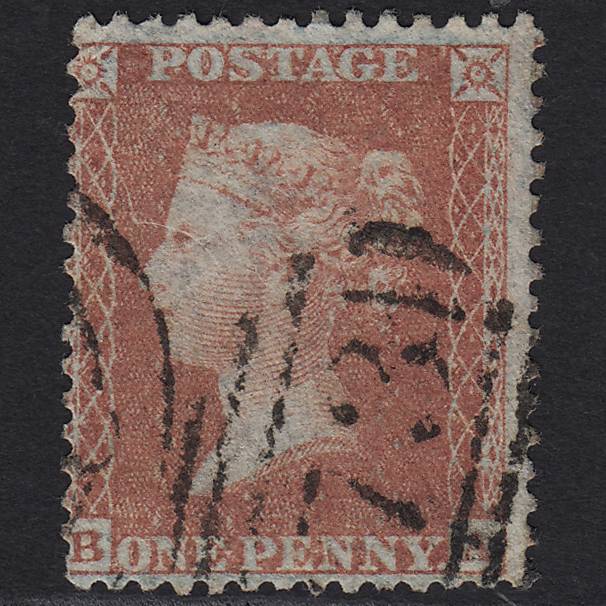 GB QV 1855 1d Red-brown (Plate 15) SG24-C3(1) BA GU