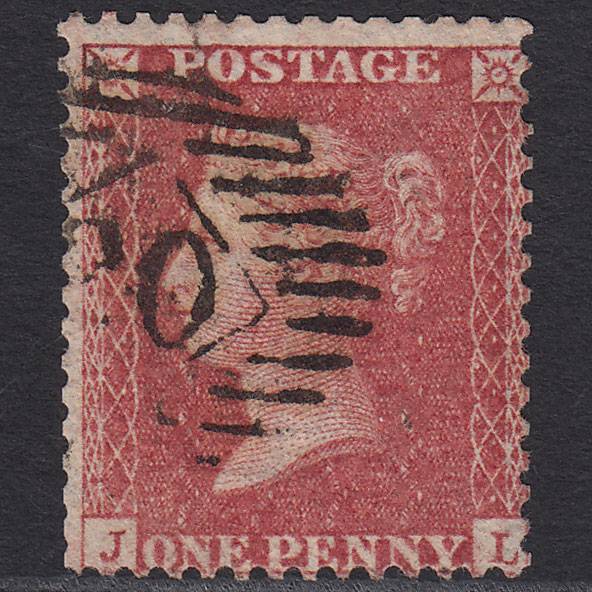 GB QV 1857 1d Rose-red (Plate 47) SG40-C10(1) JL GU London IS 20