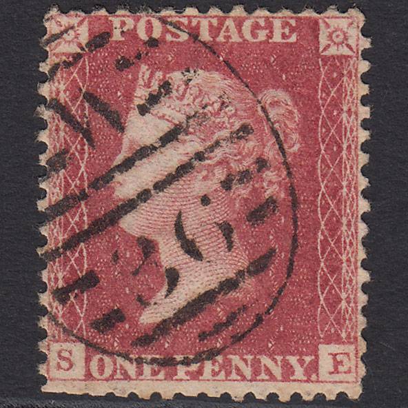 GB QV 1857 1d Rose-red (Plate 59) SG40-C10(1) SE GU London D&S W36