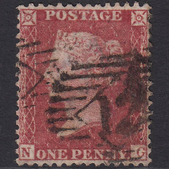 GB QV 1857 1d (Plate 57) SG40-C10(1) NG FU London IS 12 Very Well Centred