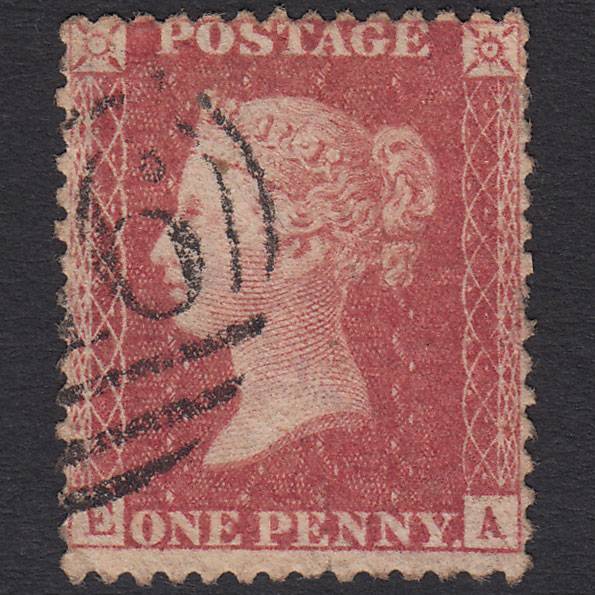 GB QV 1857 1d Rose-red (Plate 52) SG40-C10(1) EA GU