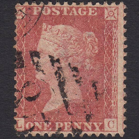 GB QV 1857 1d Rose-red (Plate 68) SG40-C10(1) LC GU London D&S 85 Misperf