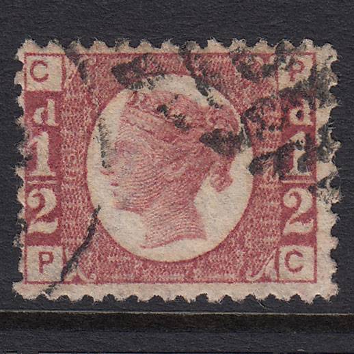 GB QV 1870 1/2d Rose-red (Plate 13) SG48-G4 PC GU Ireland