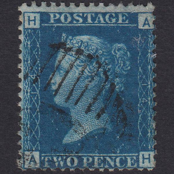 GB QV 1869 2d Blue (Plate 14) SG46-G3 AH FU Constantinople C Z77