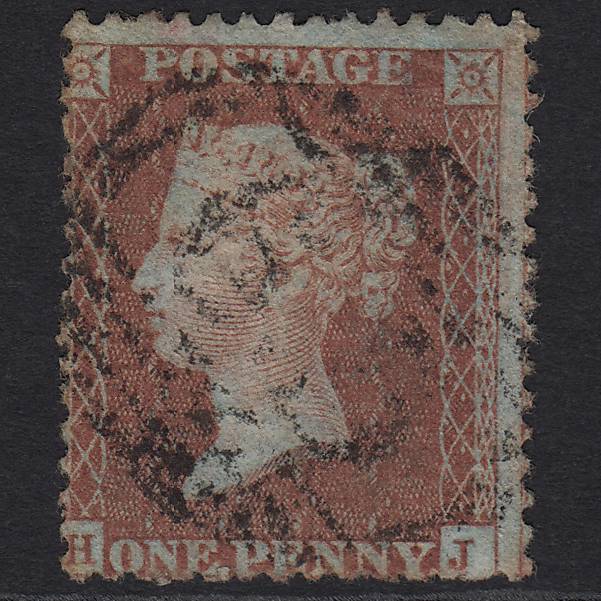 GB QV 1855 1d Red-brown (Plate 14) SG24-C3(1) HJ GU