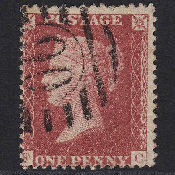 GB QV 1857 1d Rose-red (Plate 59) SG40-C10(1) FC GU London D&S 90