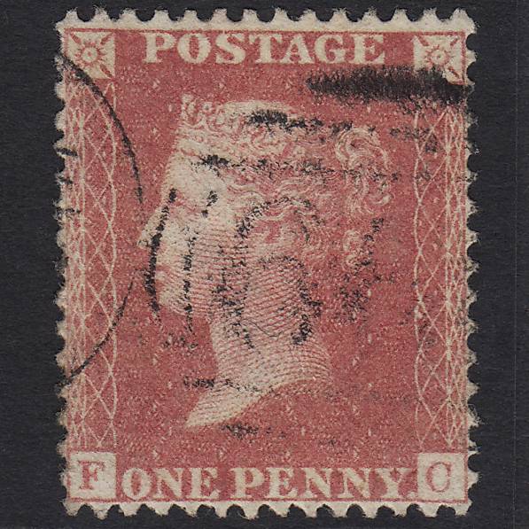 GB QV 1857 1d Rose-red (Plate 48) SG40-C10(1) FC FU