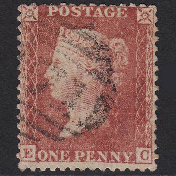 QV 1857 1d Rose-red (Plate 58) SG40-C10(1) EC GU