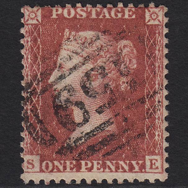 GB QV 1857 1d Rose-red (Plate 47) SG40-C10(1) SE GU Chard 159