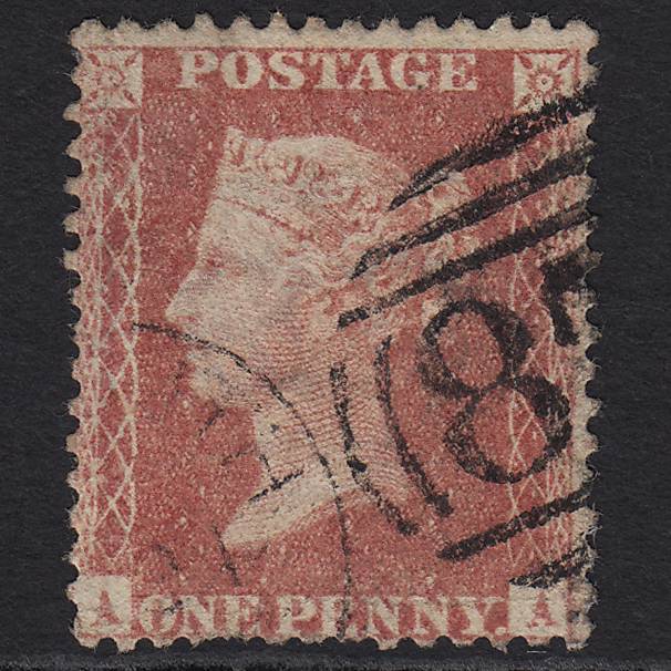 GB QV 1857 1d Rose-red SG40-C10(1) AA GU Missing Imprimatur Weymouth 873