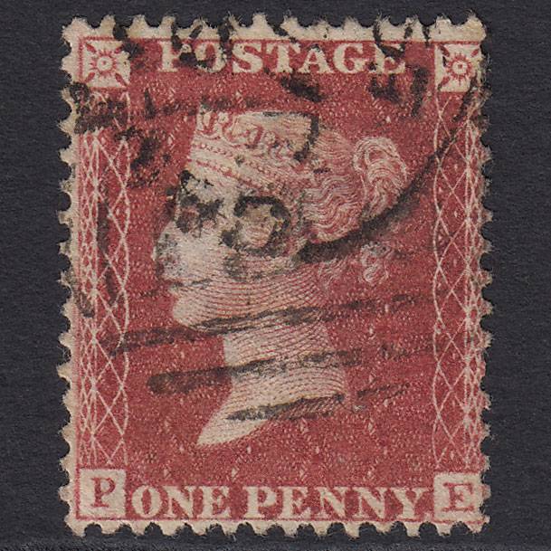 GB QV 1857 1d Rose-red (Plate 58) SG40-C10(1) PE GU