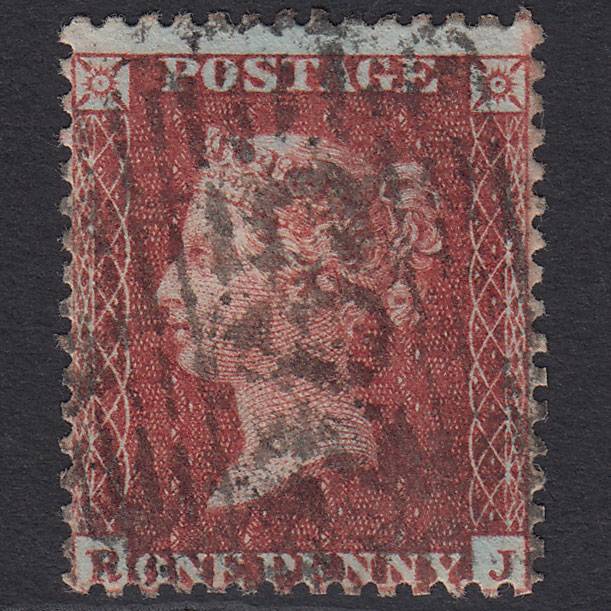 GB QV 1856 1d Red-brown (Plate 31) SG29-C8(1) RJ GU Scotland