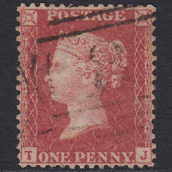GB QV 1857 1d (Plate 58) SG40-C10(1) TJ FU Alnwick 8 Perfect Centring