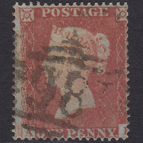 GB QV 1854 1d (Plate 167) SG17-C1(1) AK GU Missing Imprimatur Dublin 186