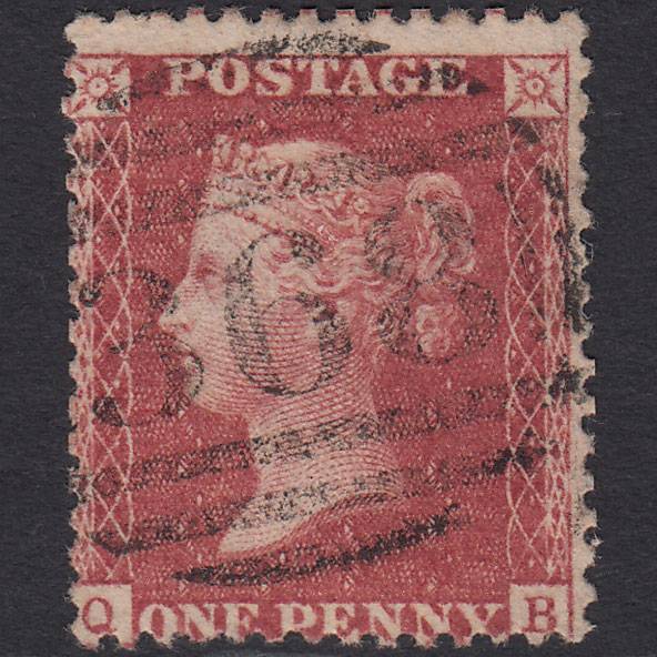 GB QV 1857 1d (Plate 47) SG40-C10(1) QB FU Prembroke Dock 368 Misperf