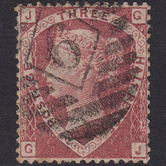 GB QV 1870 1 1/2d Plate 1 SG52-G6 GJ GU London Is 6 Very Well Centred
