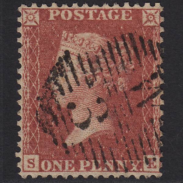 GB QV 1857 1d Rose-red (Plate 48) SG40-C10(1) SE FU London D&S W3