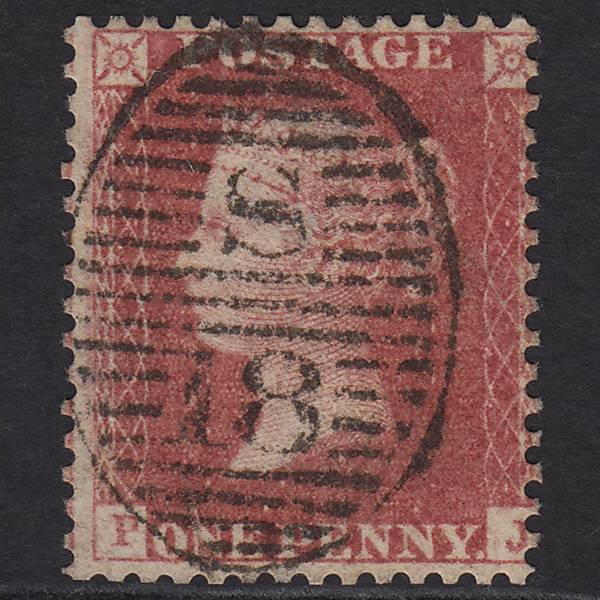 GB QV 1857 1d Rose-red (Plate 52) SG40-C10(1) PJ FU London D&S S18