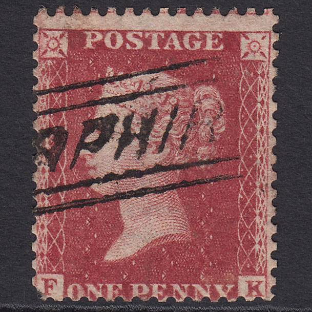 GB QV 1857 1d (Plate 60) SG40-C10(1) FK GU Orphir Scots Local Cancel